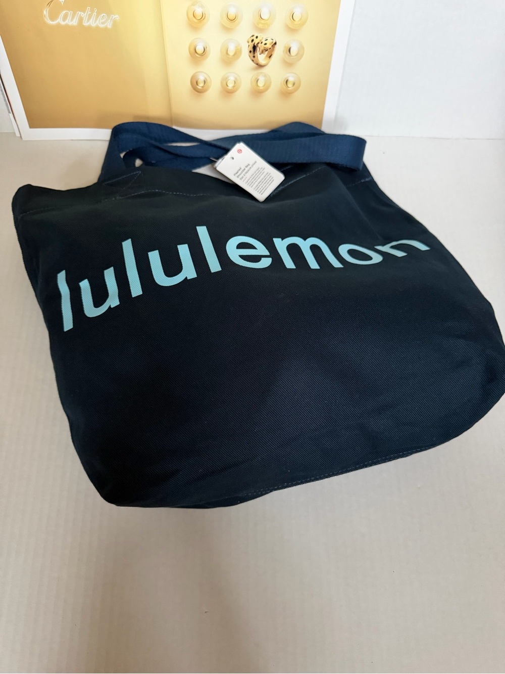 Lululemon Double Handle Canvas Tote Bag 17L1